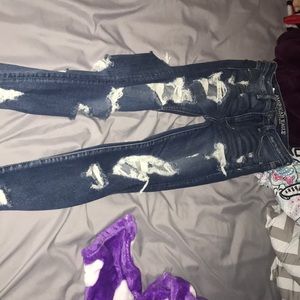 American Eagle Ripped Jeans Size 00 New